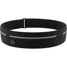 Cinto de Corrida Slim para Mulheres e Homens, Bolsa de Cintura Leve, Invisível e Ajustável para Telefone, Chaves e Itens