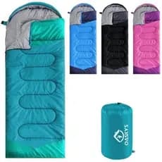 Saco De Dormir oaskys Camping-3 Estações Quente & amp ; Clima Fresco-Verão Primavera Outono Leve À Prova D'água Para Adu