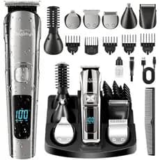 Aparador De Barba Brightup Para Homens-Navalha Elétrica & amp ; Barbeador , Conjunto De Aparadores De Cabelo Sem Fio , K