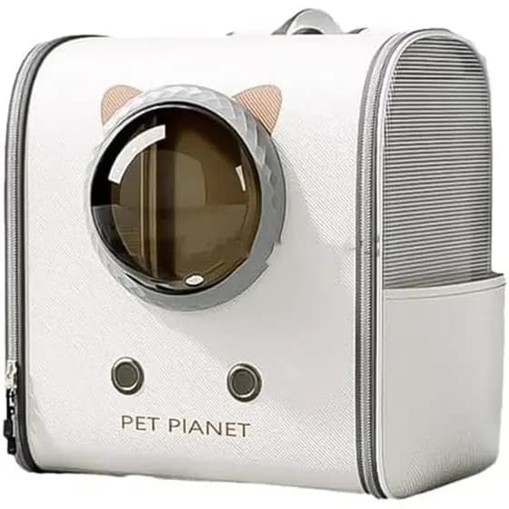 Mochila PET Planet Cat Carrier , Grande Espaço Bolha Para 13-22 lbs , Malha Respirável & amp ; Ventilado . Gatos , Cacho