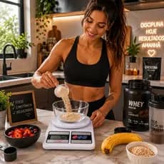 Balança 10kg Digital De Cozinha  Alta Precisão LCD Culinária Dieta Receitas Compacta Moderna