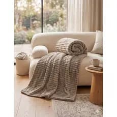 Cobertor de Flanela Super Macio e Luxuoso para o Inverno, Quente, para Sofá e Cama de Solteiro Z4D5