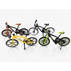 Mini Bicicleta Decorativa Escala 1:8 Colecionável Realista Metal Presente Decoração Escritório