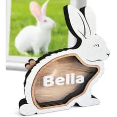 Ubjva Caixa De Lembrança De Pele De Animal De Estimação Personalizada , Sombra Memorial De Cabelo De Cachorro Com Nome ,