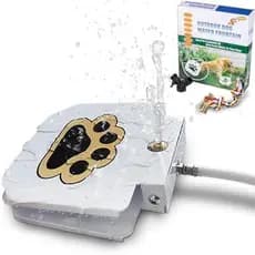 Fonte De Água Para Cães Ao Ar Livre BACOENG Step On , Pata De Aspersão De Cachorro Ativada Grandes , Potável Animais De