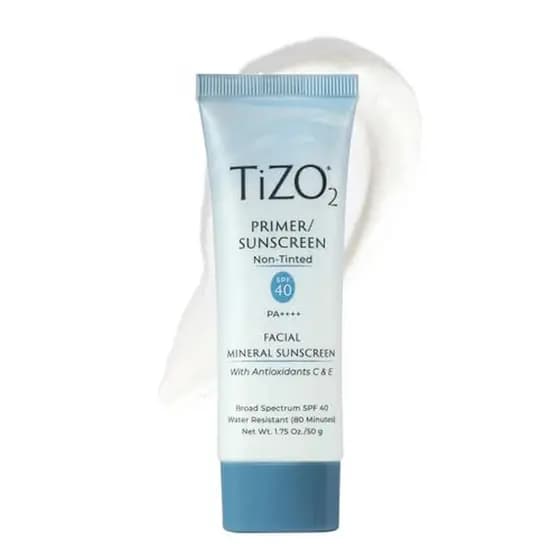 Protetor Solar E Primer Mineral Facial TiZO2 Fps 40 Amplo Espectro Com Antioxidantes , Acabamento Não Colorido Fosco , S
