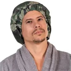 Touca De Banho Preta Para Homens