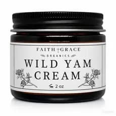 Creme De Inhame Selvagem Faith and Grace Organics Para Mulheres , Equilíbrio De Hormonal Orgânico , PMS , Menopausa & am