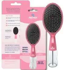 Mister Brush Escova De Cabelo 2 Em 1-Névoa Inovadora & amp ; Ferramenta De Escovação Para Molhado Estilo Seco – Cerdas S