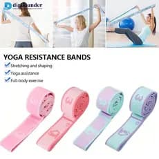 DIGIFOUNDER 8 12 Seção Adulto Criança Elástico Yoga Faixas De Resistência Treinamento Dança Ginásio Casa Pilates Exercíc