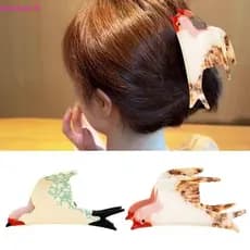 Liweikea Acessórios Cabelo Femininos Modernos , Grampo Andorinha , Tipo Garra Acetato