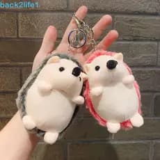 BACK2LIFE1 Bolsa Pingente Ouriço Pendente Brinquedo De Pelúcia Liga Acessório De Carro Desenhos Animados Estilo Coreano