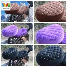 DARBY 1 Conjunto De Capa De Assento Espessante , De Bicicleta Elétrica De Flanela Macia Protetora Solar Preta