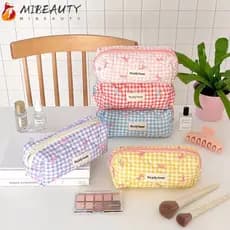 Bolsa Para Caneta MIBEAUTY , De Armazenamento Com Laço Floral , Caixa Criativa De Grande Capacidade , Escritório Escolar