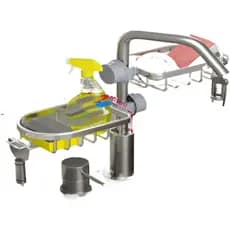 Utensílios de Cozinha - Suporte de Armazenamento para Torneira 970, Suporte de Armazenamento de Cozinha Montado na Pared