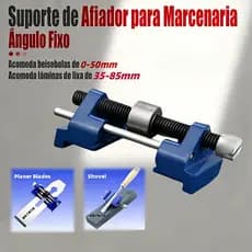 Guia de Ângulo Ajustável para Cinzéis e Facas – Ferramenta Manual – Base Ferro Fundido