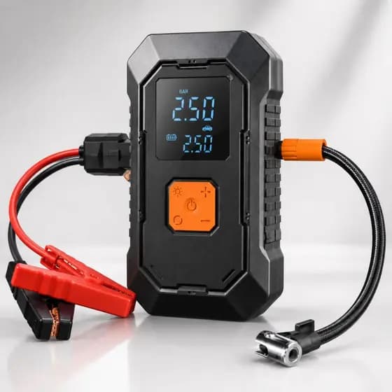 Compressor de Ar Portátil USB Calibrador Sem Fio recarregavel Inflador Pneu Carro Moto Bike