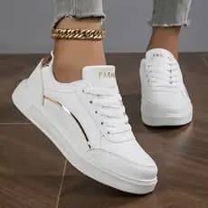 Tênis Casual Feminino Confortável e Leve para Dia a Dia Force Estiloso Versátil Moderno Passeio Arco