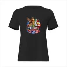 Camisa Feminina Baby Look Copa do mundo estados unidos México e Canadá