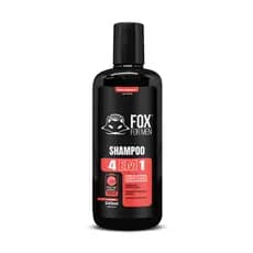 Shampoo 4 Em 1 Masculino Fox For Men 240ml Limpeza Hidratação Barba Corpo