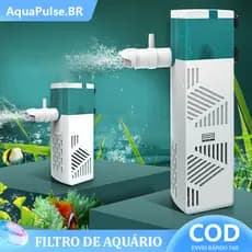 Filtro Interno para Aquário Bomba Submersa, oxigenação, gerador de ondas, chuva ornamental