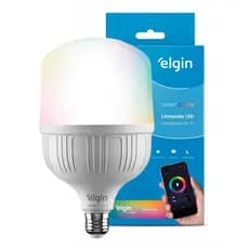 Lâmpada Inteligente Elgin Super Potência 30W Smart Color Wi-fi Compatível Alexa e Google Home