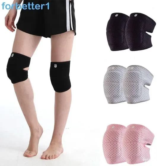 FORBETTER 1 Par De Suporte Protetor De Joelho , Joelheira De Dança Esportiva Antiderrapante De Esponja , Joelheiras Maci