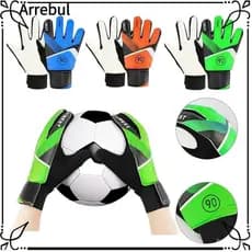 Luvas de Futebol ARREBUL Dedo Completo Esportes Crianças Goleiro de Futebol MJM0