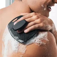 Escova Corporal de Silicone Durável para Massagem e Limpeza da Pele, Acessórios de Banheiro
