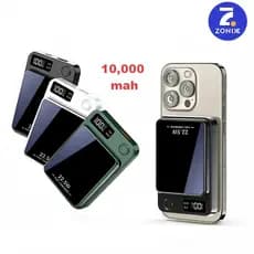 Carregador Portátil 10000 mAh 22.5W Para iPhone , Powerbank De Indução Magsafe