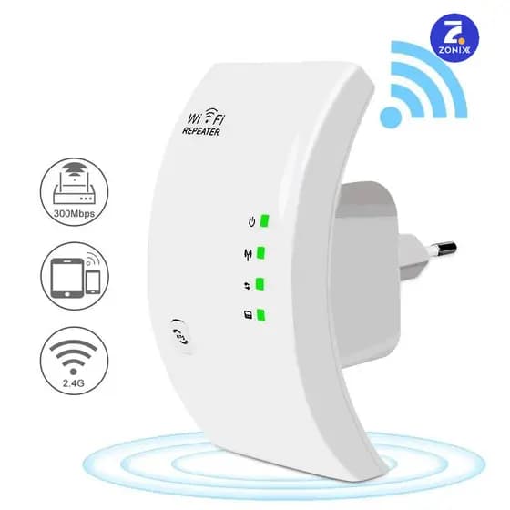 Repetidor Wireless Amplificador De Sinal Wifi 600/mbps Ultra Rápido sinal forte-Zonix