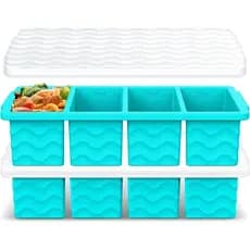 Formas de Silicone para Congelador Doasuwish para Sopa com Tampa – Formas para Cubos de Gelo Estilo Recipiente de Sopa d