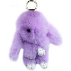 Unpafcxddyig Bunny Chaveiro Bonito Macio Pele Artificial Bolsa De Carro