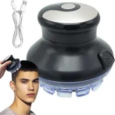 Máquina de cortar cabelo rotativa - Máquina de cortar cabelo masculina - Máquina de cortar cabelo elétrica pessoal sem f