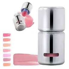 Blush líquido Aztk, blush líquido Jelly Color com cabeça de esponja, blush de maquiagem Nude fosco, fino leve de longa d
