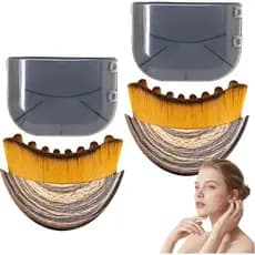 Massageador linfático para limpeza facial, escova facial linfática, escova seca, massageador linfático, cerdas Super m