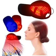 Tampa De Fototerapia LED De 90 Peças650nm E 430nm Para Crescimento Do Cabelo Cuidados Com O Couro Cabeludo , Adequado Ho