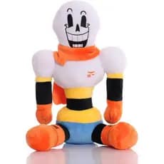 Brinquedo de pelúcia Undertale, sem boneca de pelúcia, presente criativo para fãs (branco)