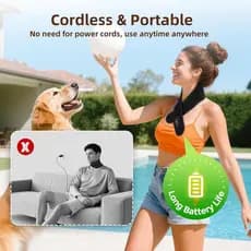 Almofada De Aquecimento De Pescoço Sem Fio Para Dor , Massageador Com Luz Vermelha De 660nm 850nm , Envoltório Aquecido