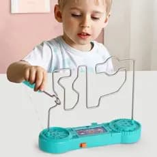 Jogo do Labirinto de Choque Elétrico - Quebra-Cabeça Divertido para Crianças - Educacional e Ideal para Festas, Presente