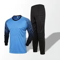 Conjunto de Uniforme de Goleiro de Futebol de Manga Longa para Adultos, Competição e Treinamento WWDR