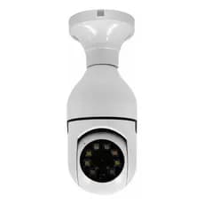 Câmera de Vigilância Sem Fio WiFi com Visão Noturna HD Panorâmica de 360 Graus e Monitoramento Remoto para Casa