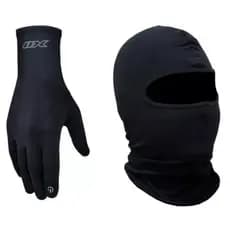KIT INVERNO LUVA THERMIC X11 + BALACLAVA TROIA PROTEÇÃO FRIO