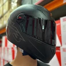 CAPACETE FW3 GT CLASSIC PRETO FOSCO MONOCOLOR SOLID BARATO BÁSICO MOTOBOY