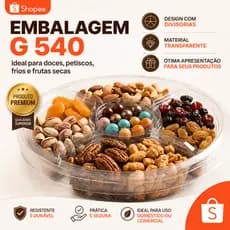 5-30 Embalagens plasticas Petisqueira/ fondue Galvanotek G540