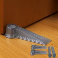Kit 4 Travas de Porta AmpePlast em Silicone Macio Antiderrapante Aparador e Prendedor Reforçado
