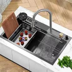 Cuba Gourmet Premium Cascata Lavador Copos Torneira Completa