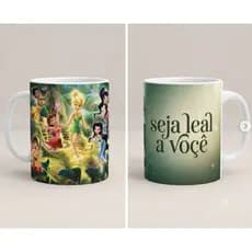 Caneca Xícara Personalizada Presente Especial Tinker Bell Premium