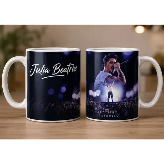 Caneca Personalizada Luan Santana Presente Especial