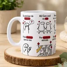 Caneca Xícara Musica Anjo de Guarda Presente Especial Premium